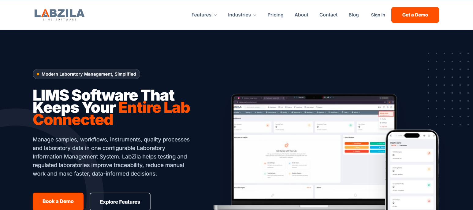 LIMS Software for Modern Laboratories screenshot 1