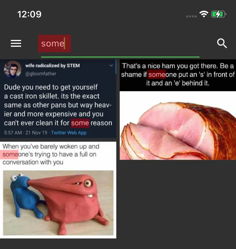 Meme Library website preview