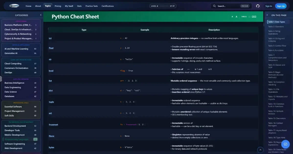 CheatGrid preview