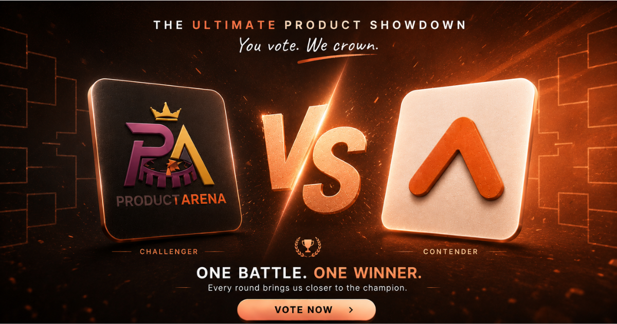 ProductArena | Compete. Vote. Win. website preview