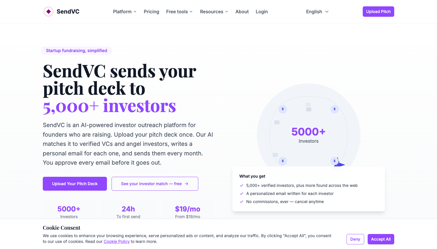 SendVC screenshot 1