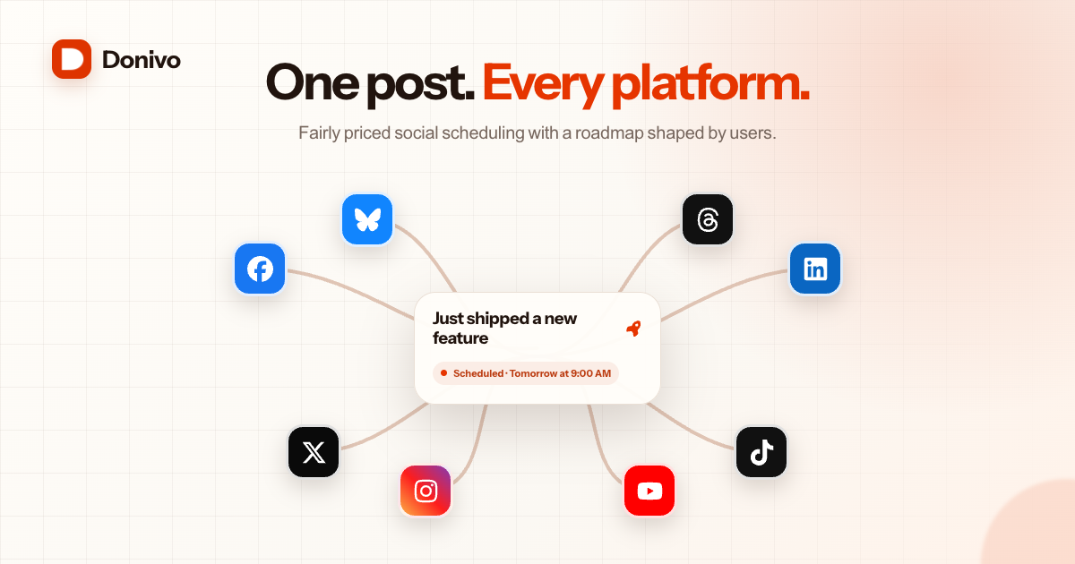 Social Media Scheduler at a Fair Price screenshot 1