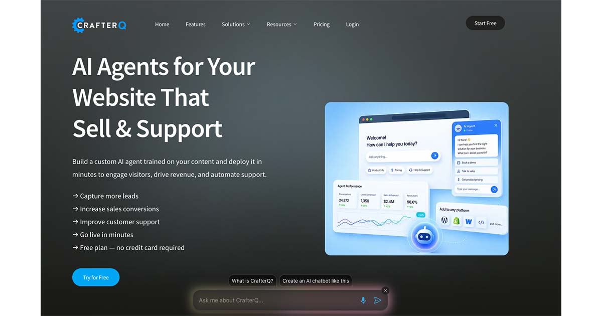 CrafterQ AI preview