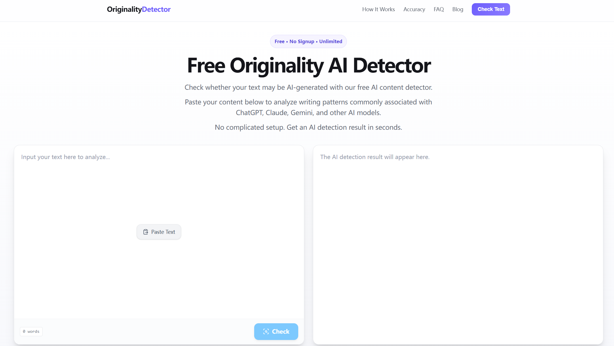OriginalityDetector preview