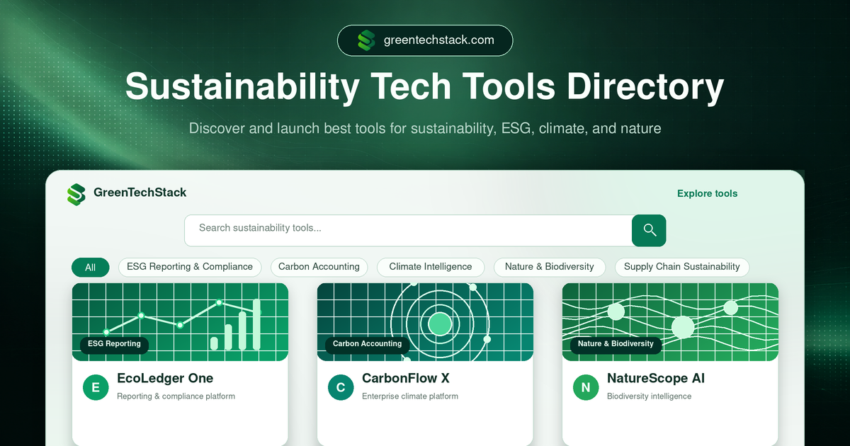 GreenTechStack preview