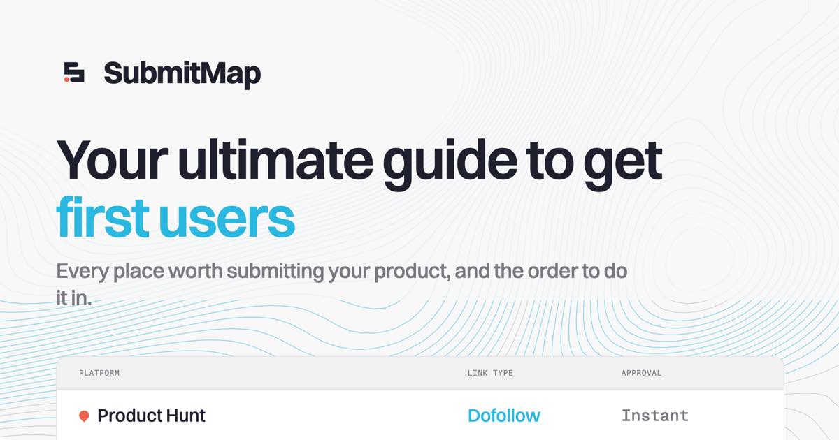 SubmitMap screenshot 1