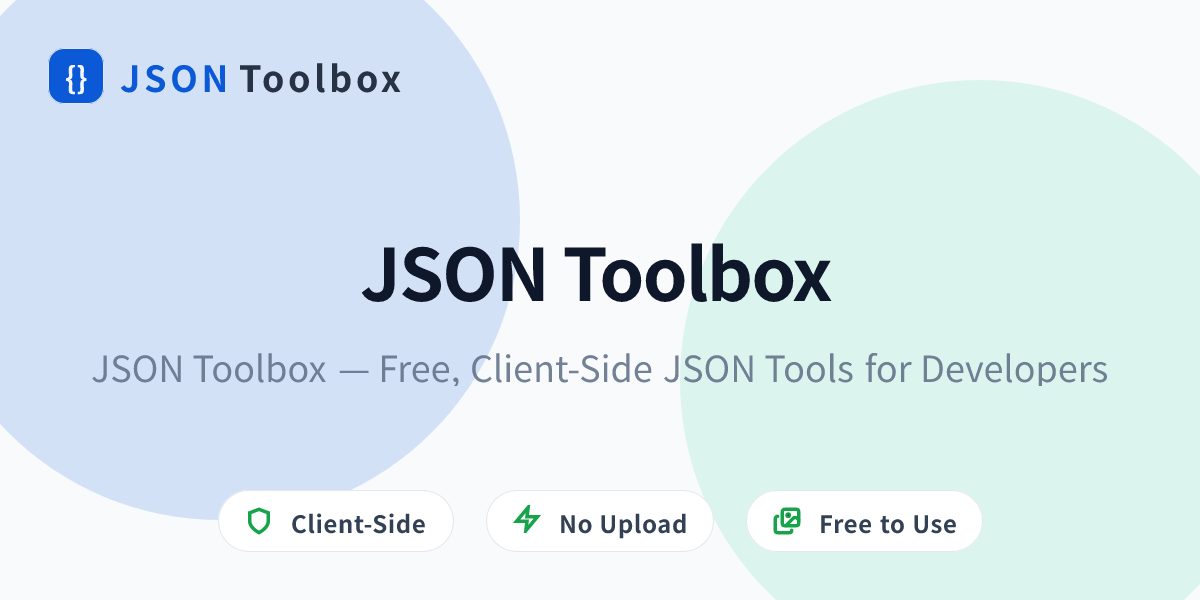 JSON Toolbox screenshot 1