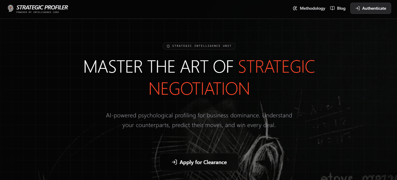 Strategic Profiler preview
