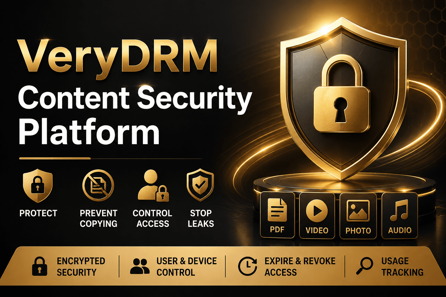 VeryDRM Content Security Platform preview