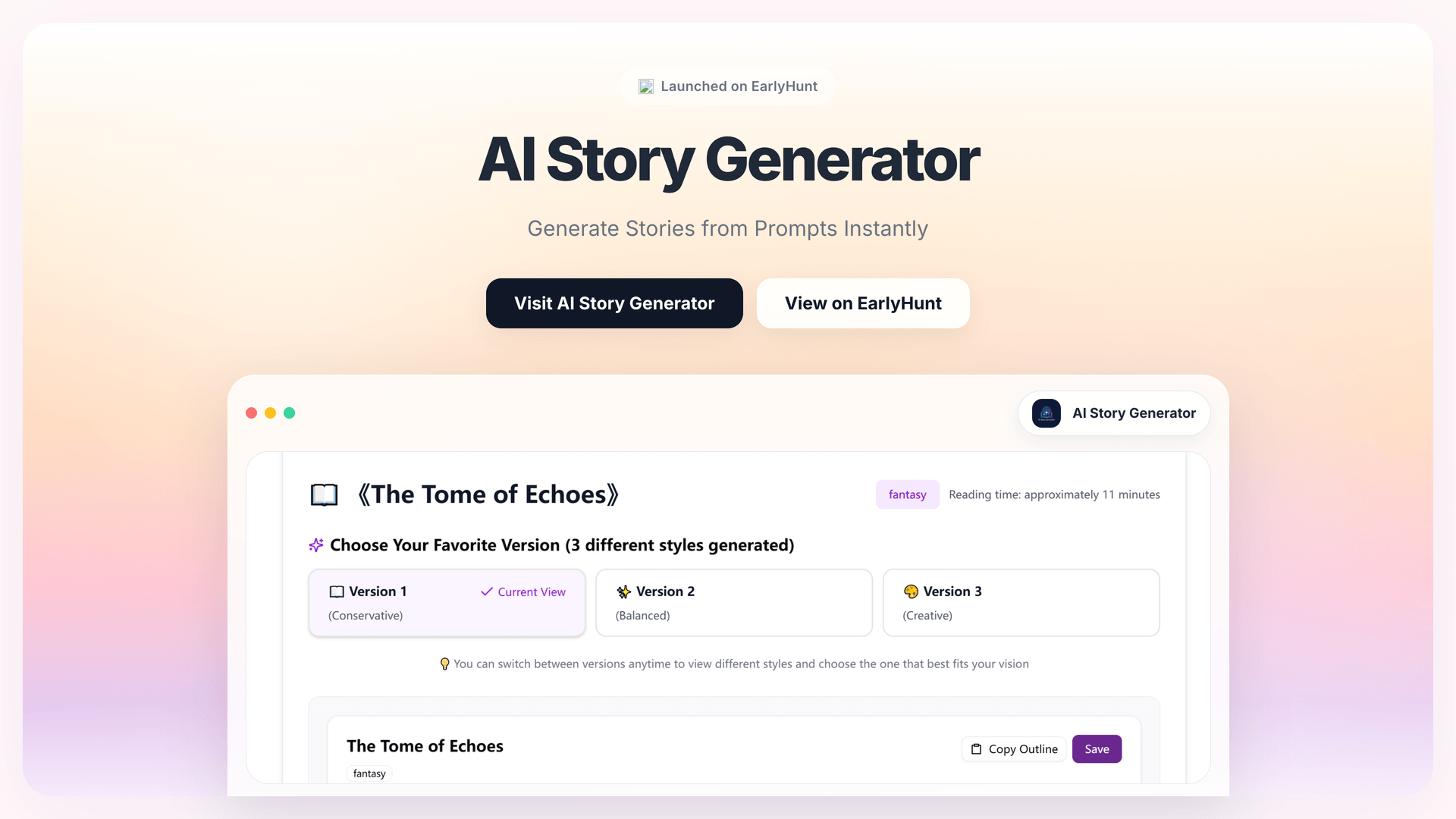 Streamlining Storytelling: AI Story Generator for Writers