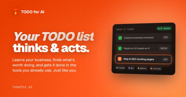 TODO for AI preview