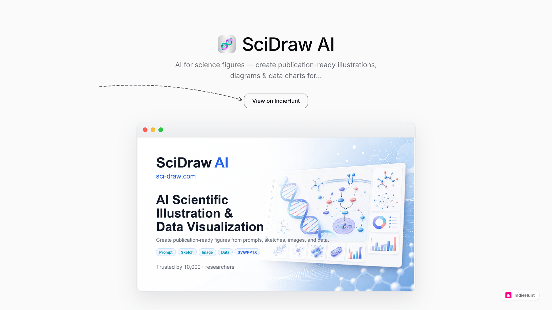 Enhance Scientific Visuals with SciDraw AI for Indie Creators