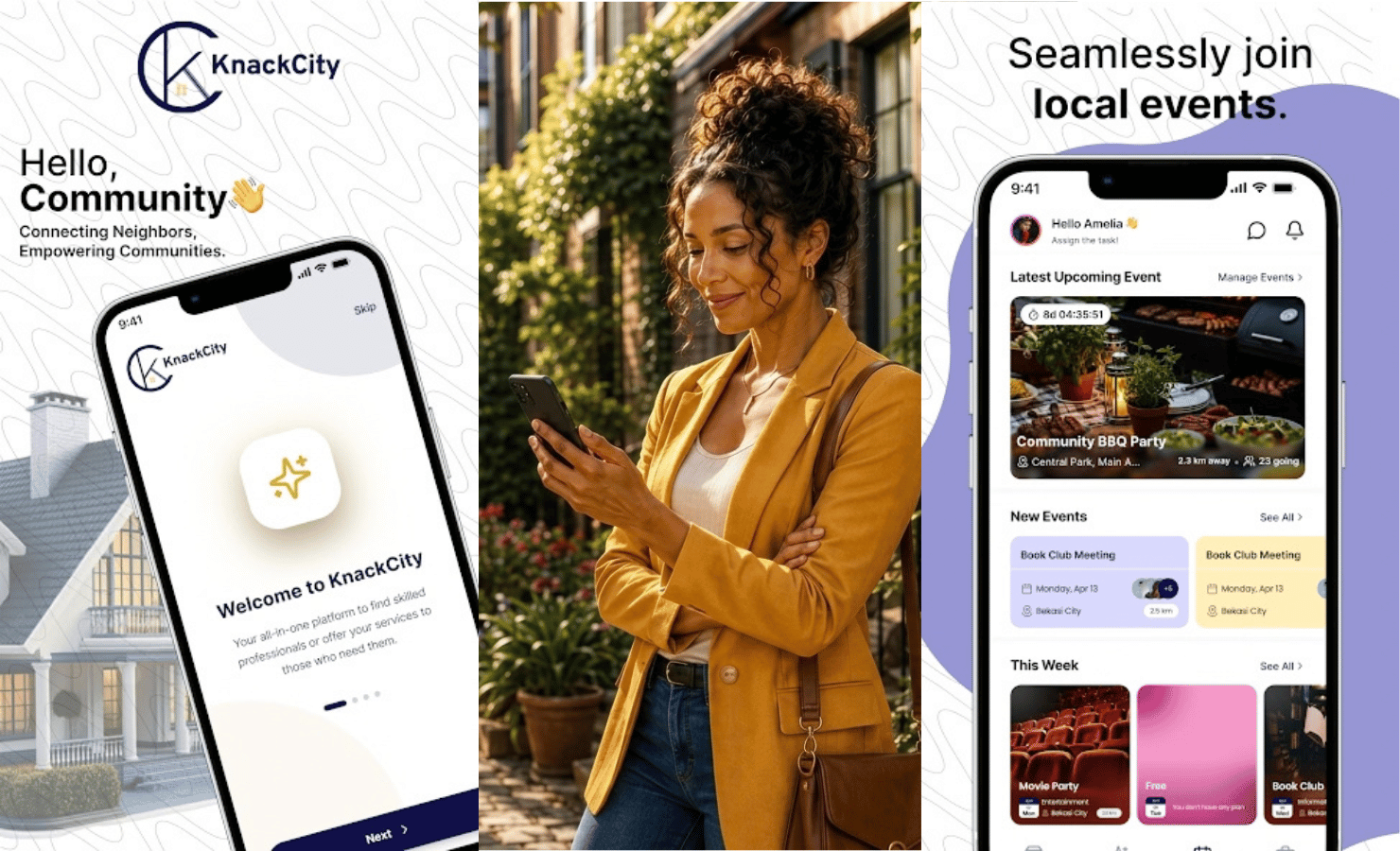KnackCity - Community App preview