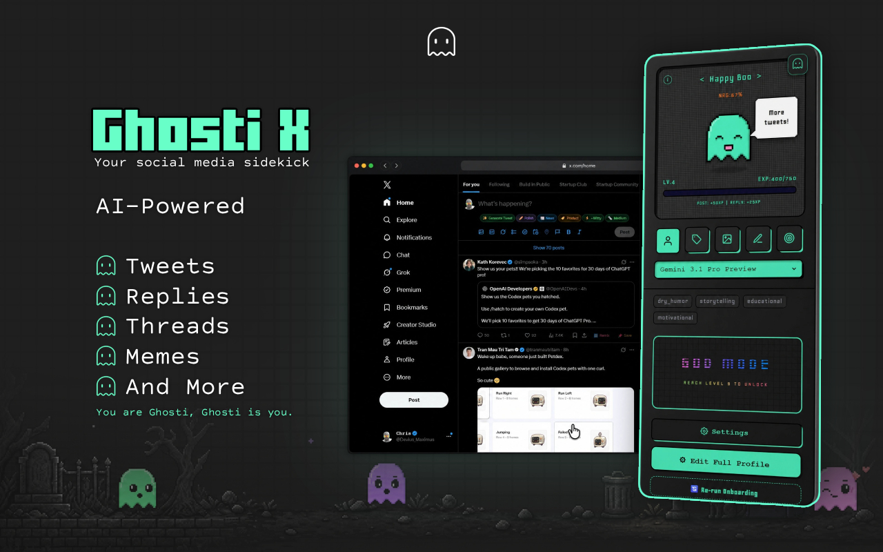 Ghosti X screenshot 1