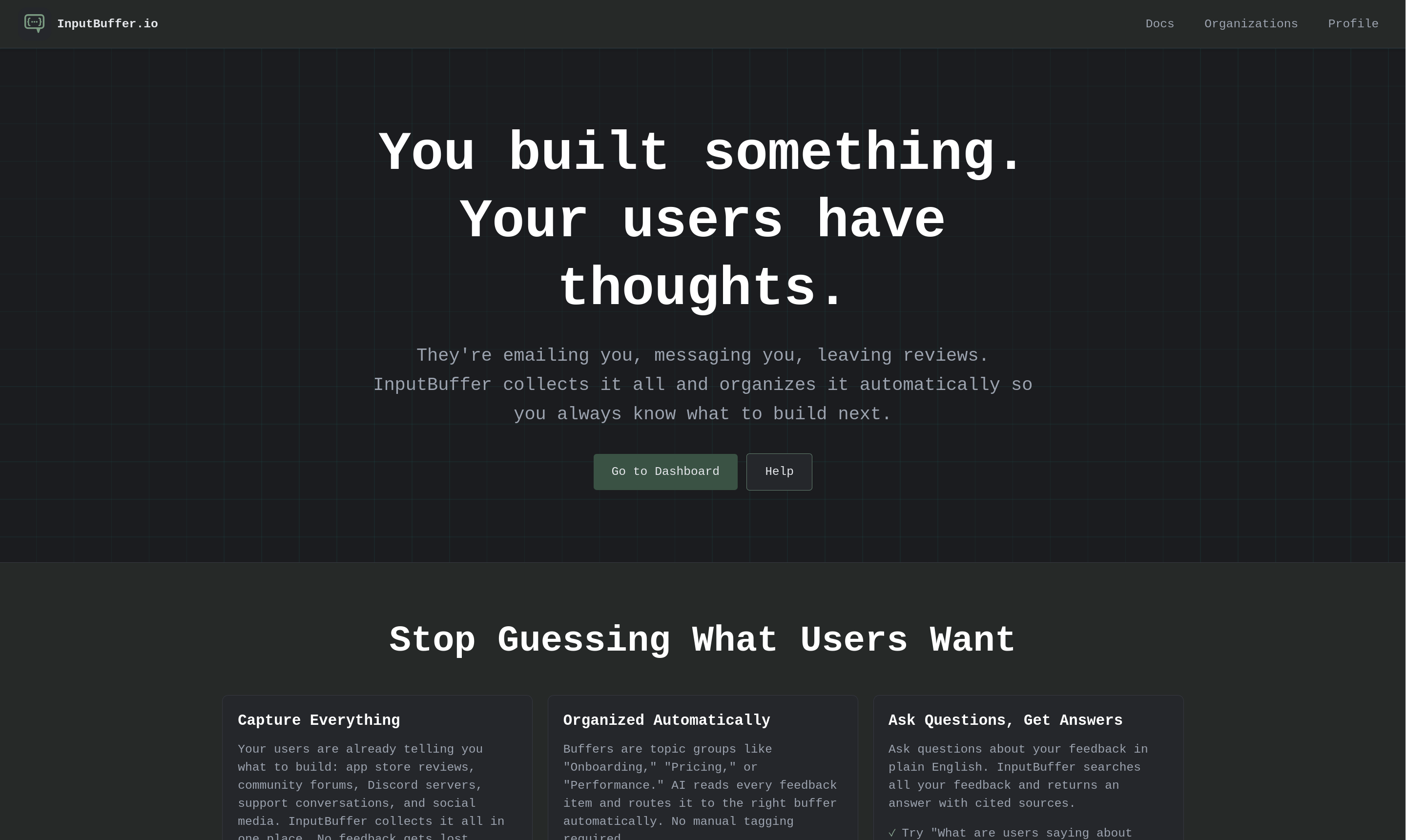 InputBuffer screenshot 1