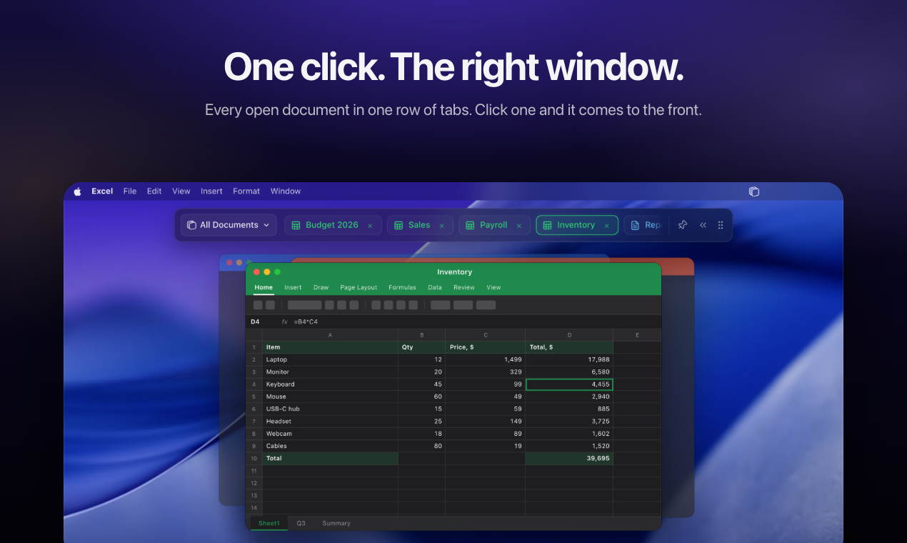 DocTabs preview
