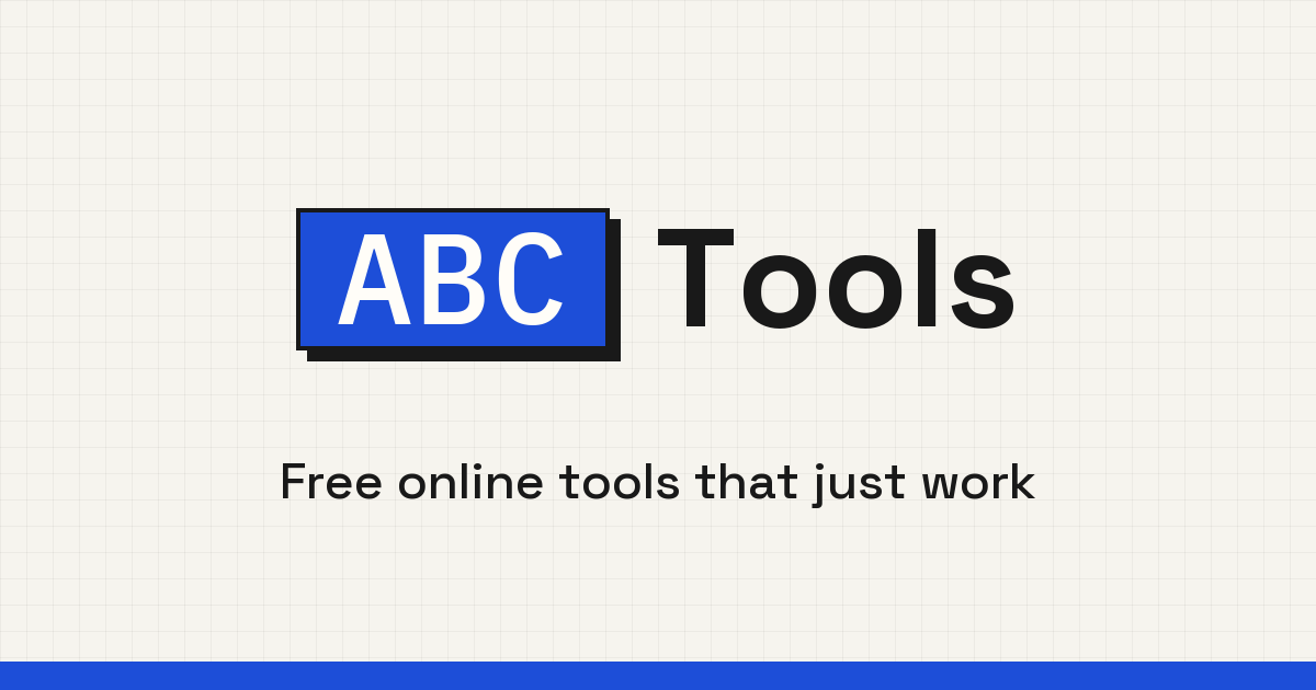 ABC Tools screenshot 1