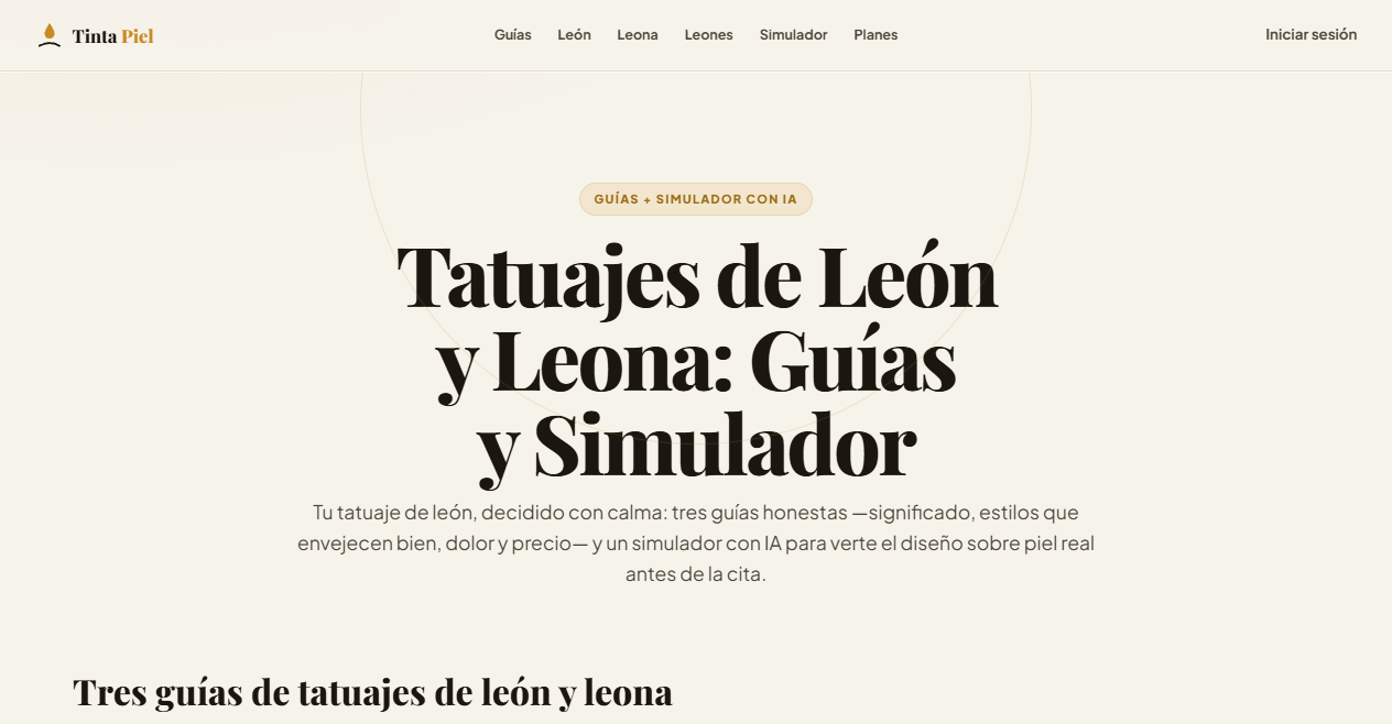 Tinta Piel preview
