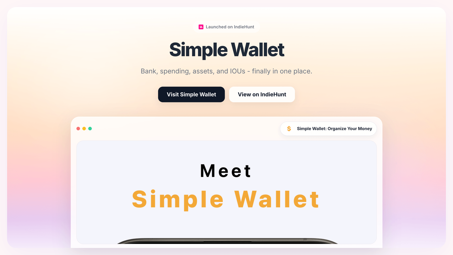 Streamline Finances: How Simple Wallet Organizes Money
