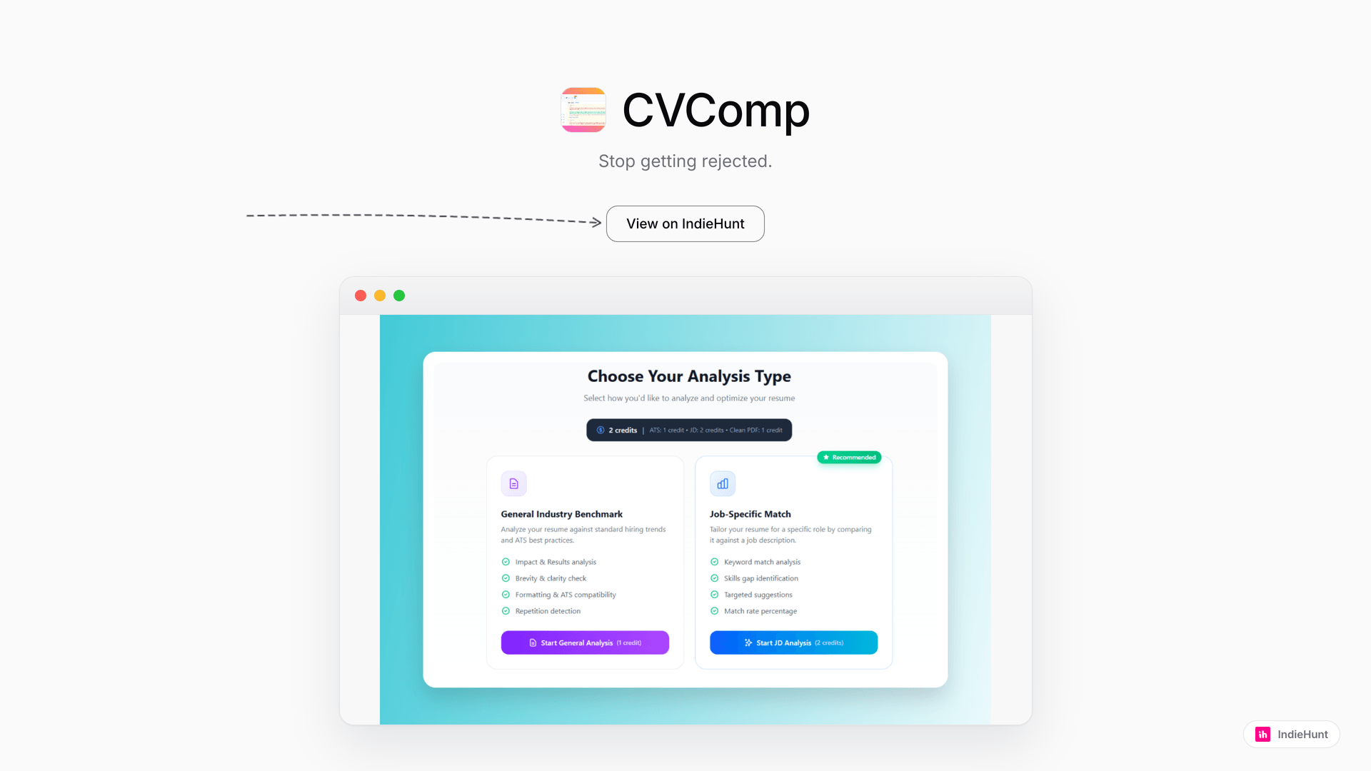 Boost Your Resume's ATS Score with CVComp's Free Scanner
