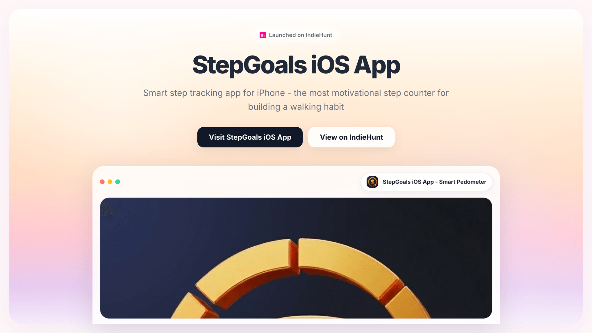 Build a Walking Habit with StepGoals iOS Smart Pedometer