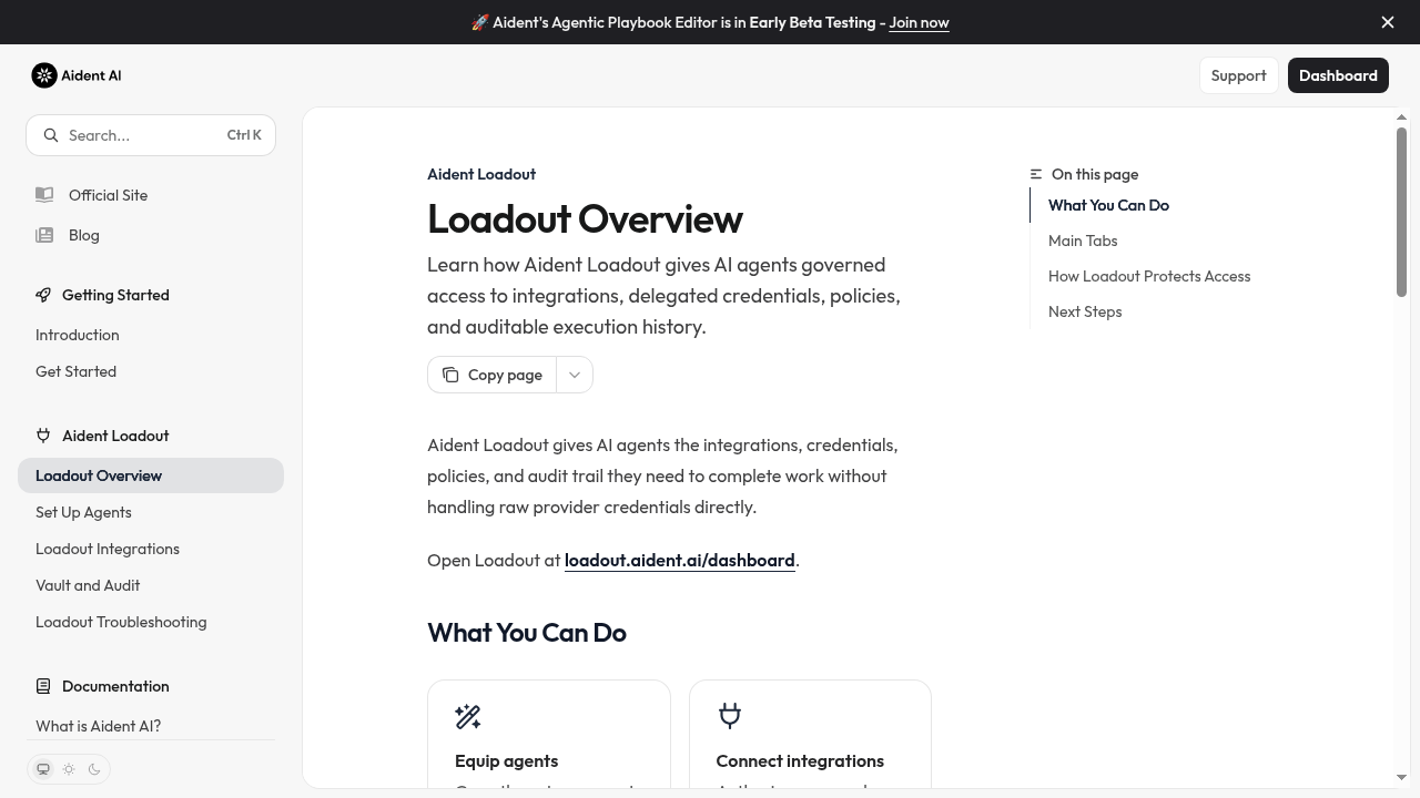 Aident Loadout preview