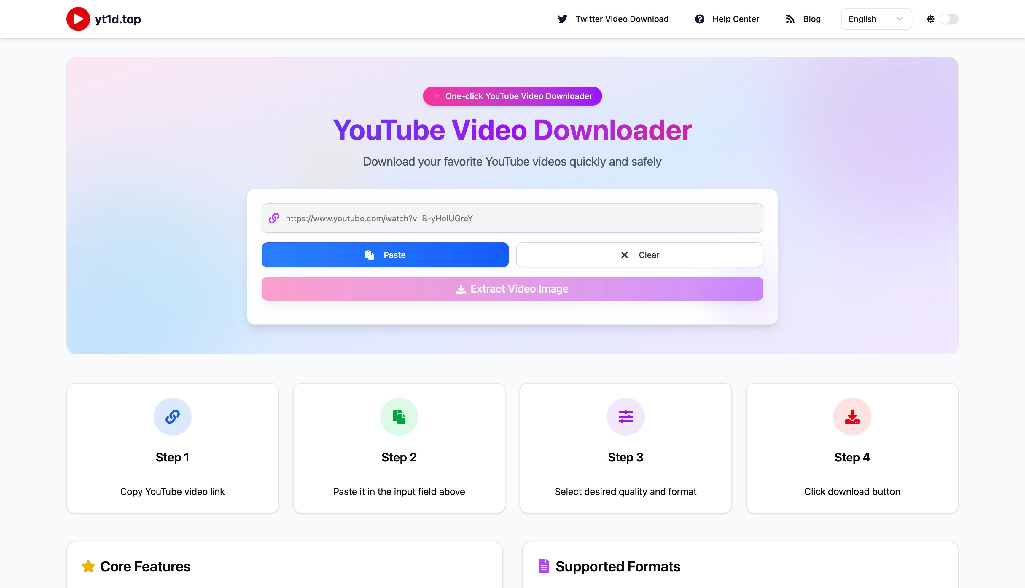 Yt1d - Better YouTube video analysis, download and save to mobile phone and computer preview