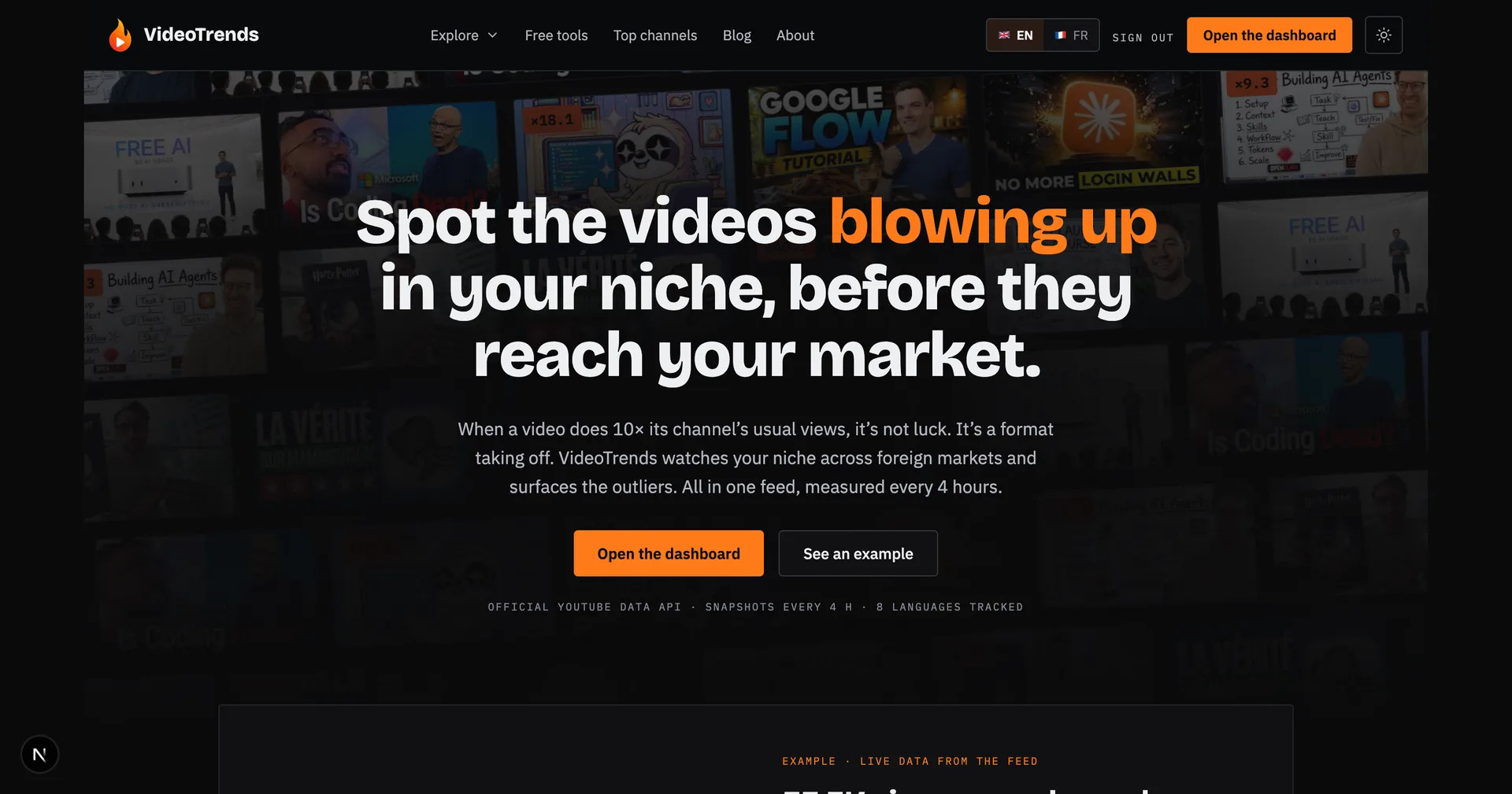 VideoTrends screenshot 1