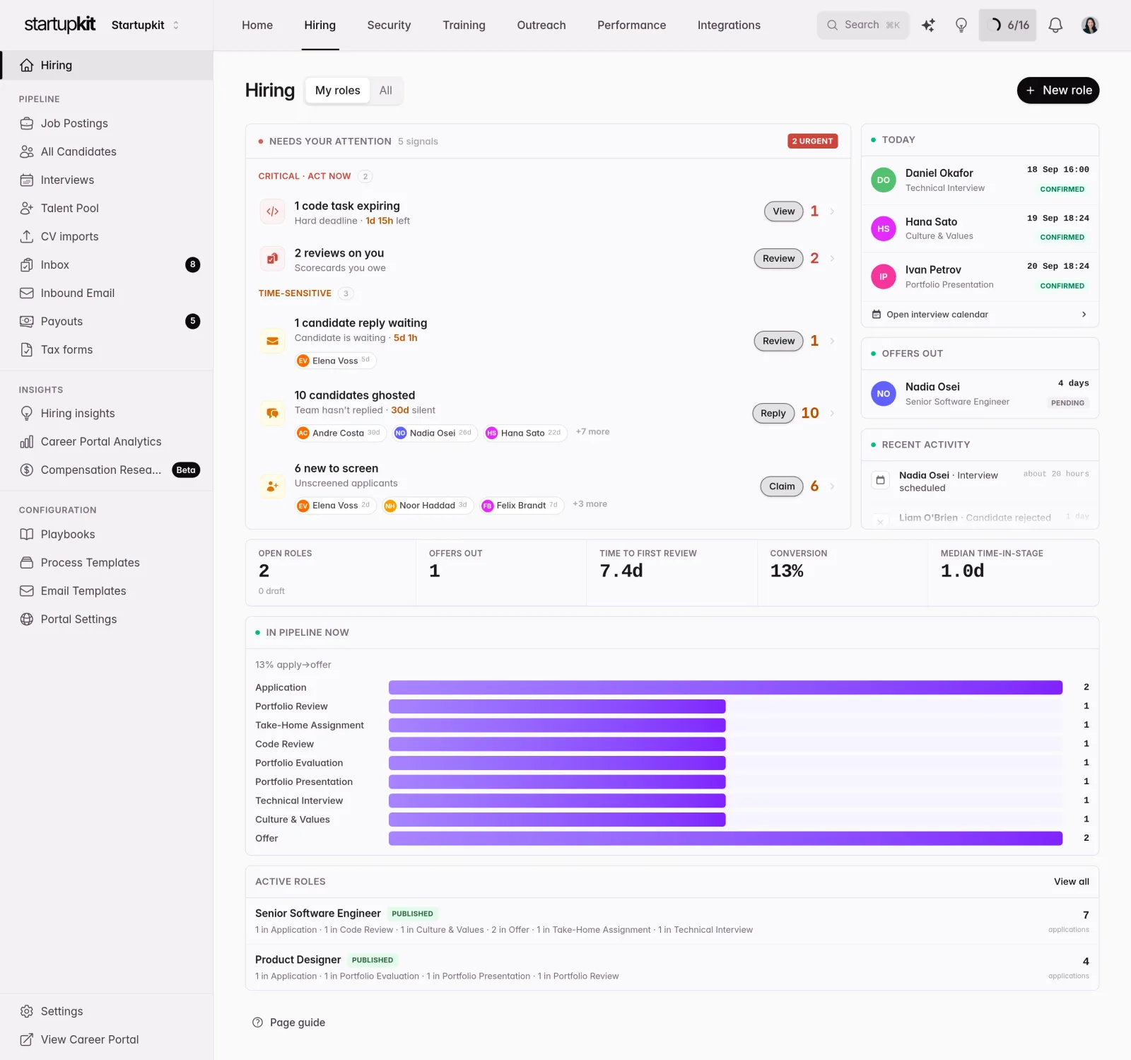 StartupKit preview