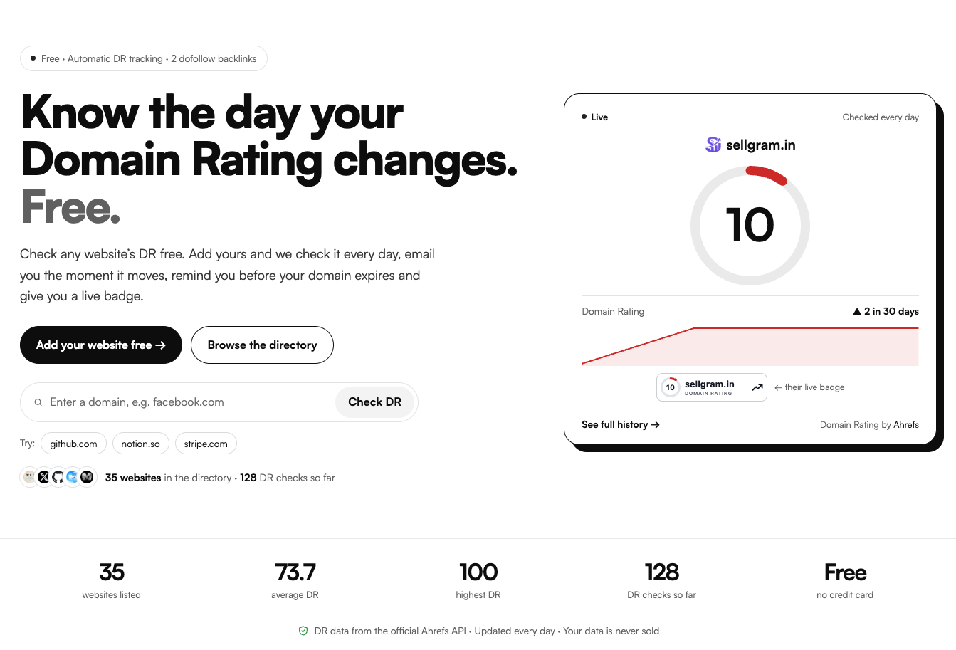 DomainRating.app preview