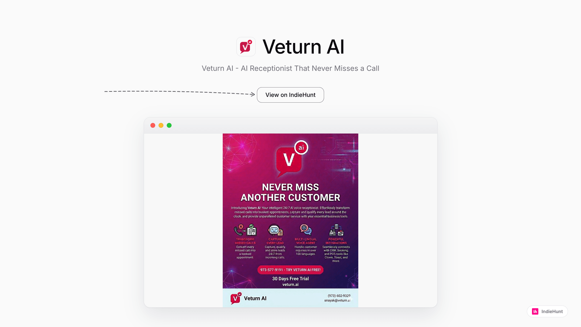 Stop Missing Calls: How Veturn AI Enhances Small Business Efficiency
