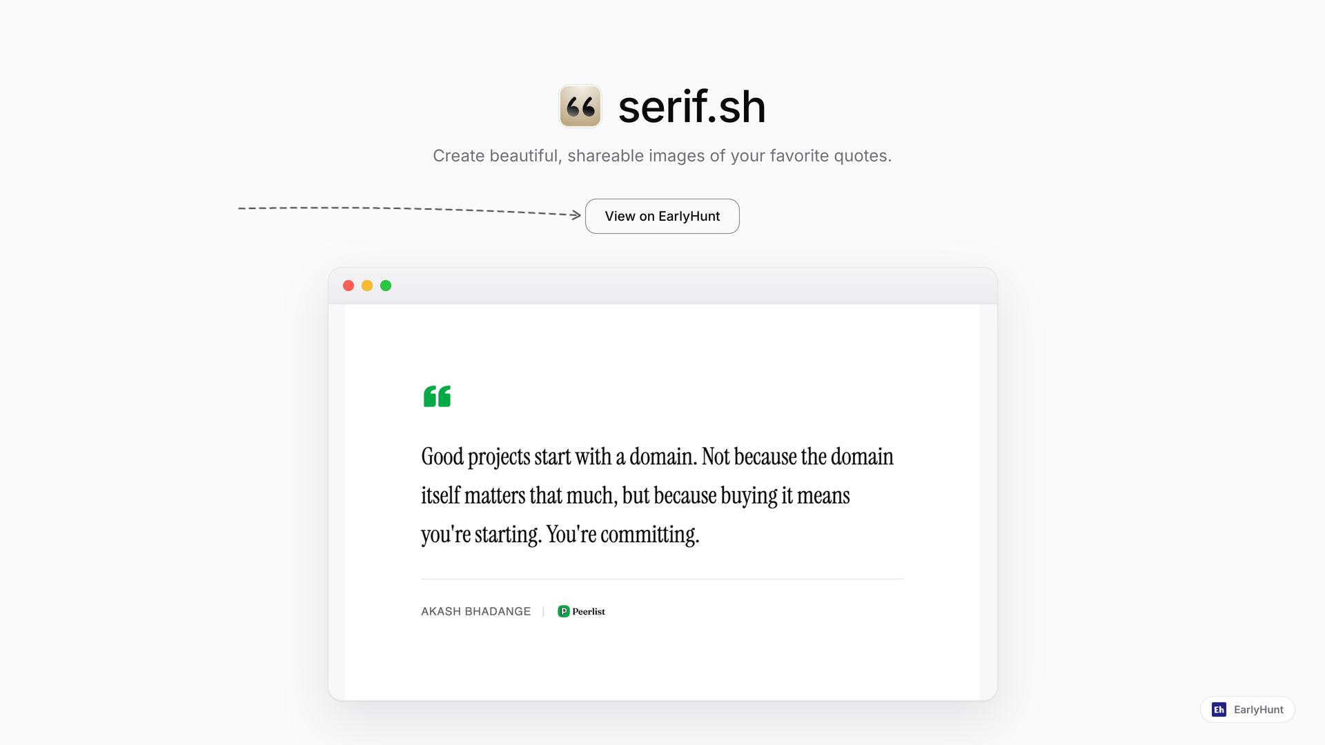 Crafting Stunning Quote Images with Serif.sh's Design Tools