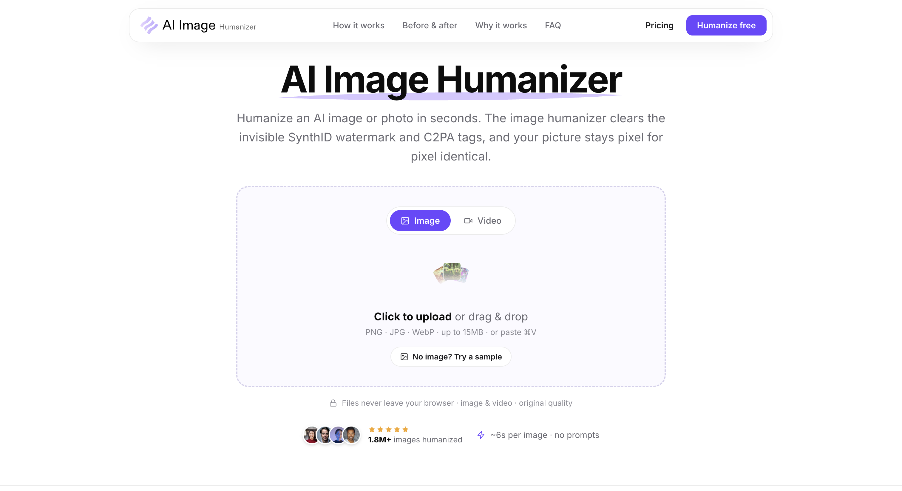 AI Image Humanizer preview