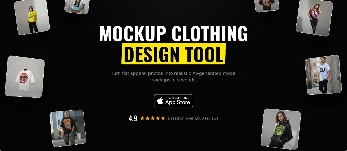 Mockup Clothing Design Tool preview
