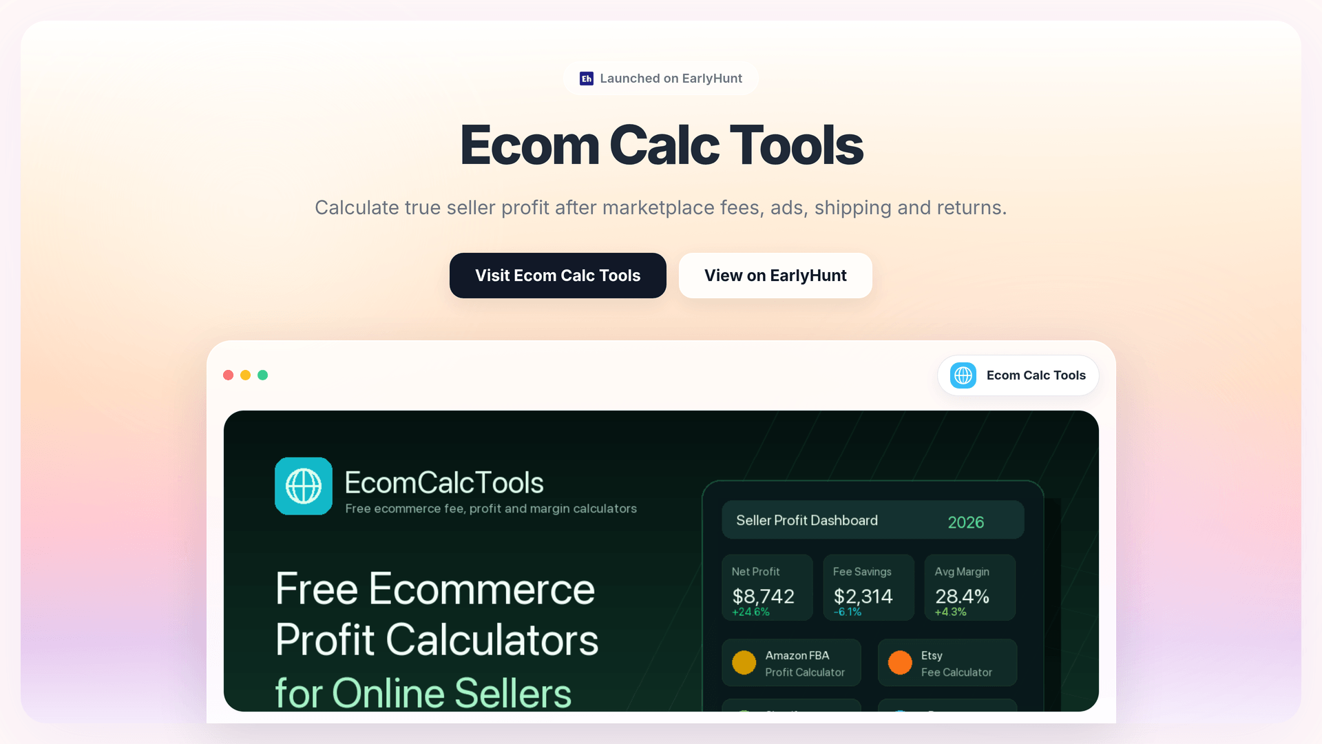 Streamline E-commerce Finances with Ecom Calc Tools Suite