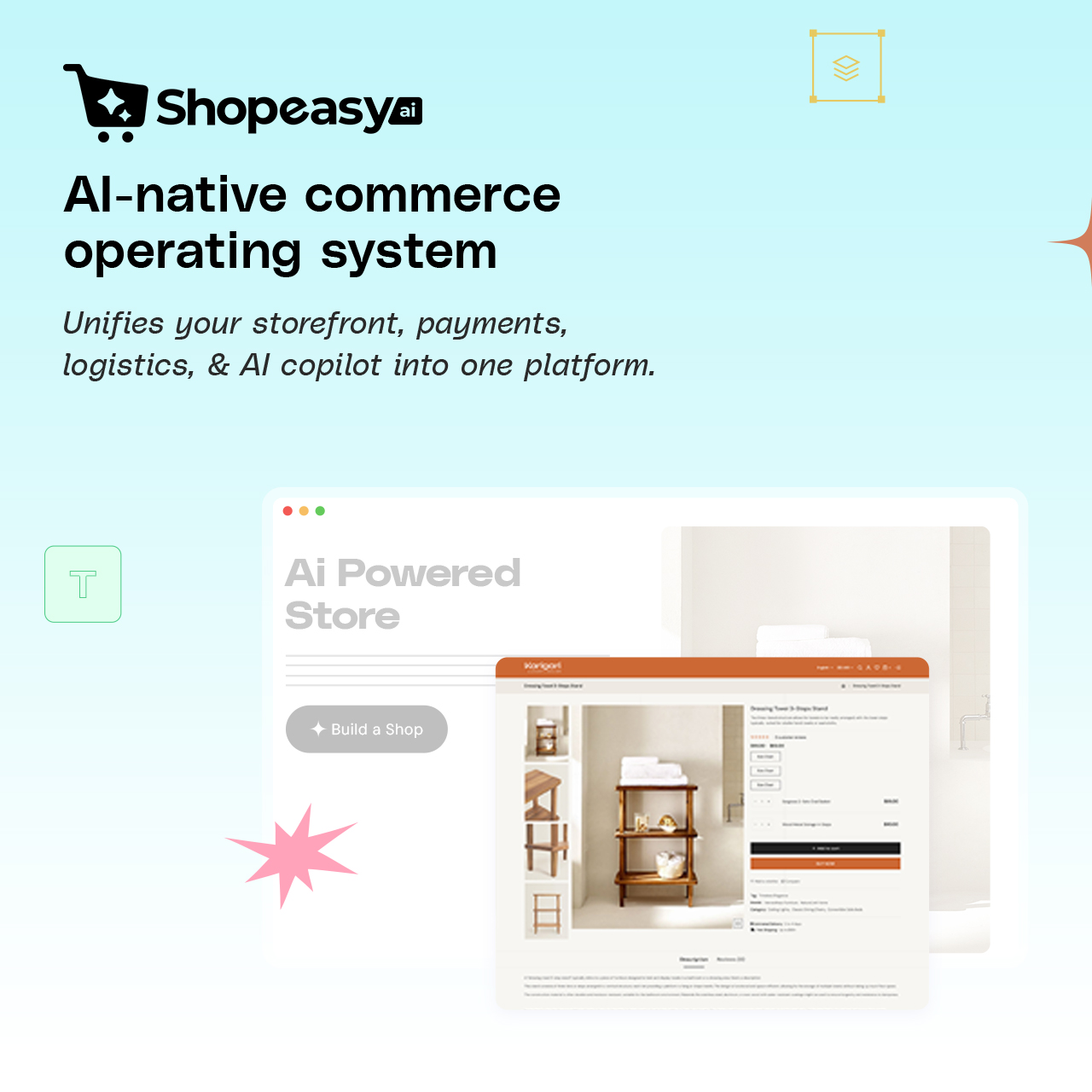 Shopeasy.ai CommerceOS preview