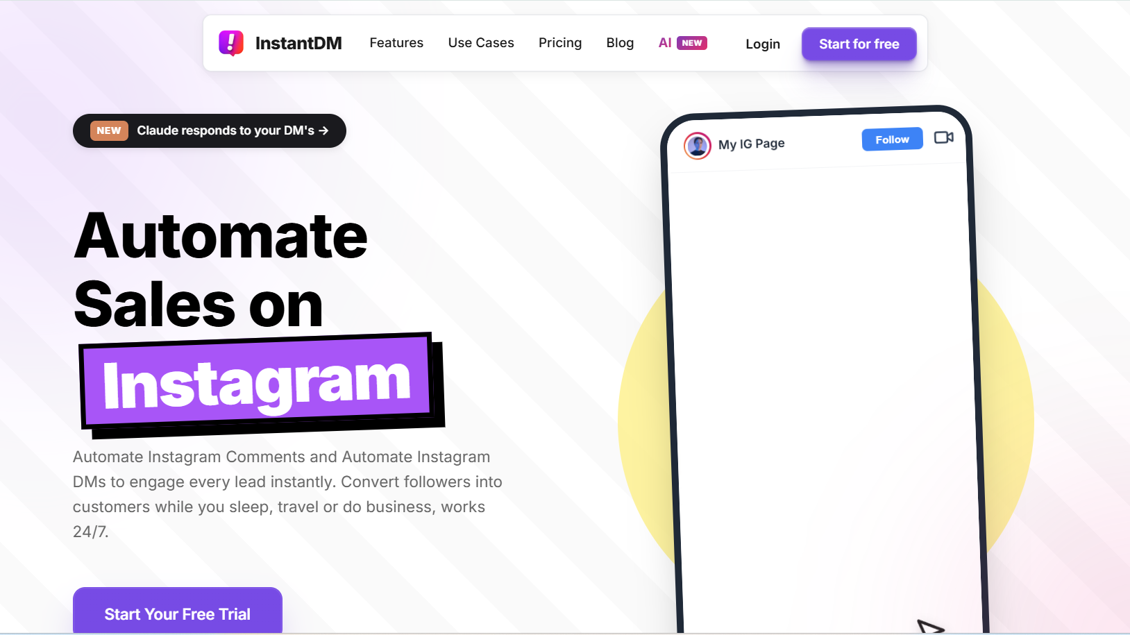 InstantDM preview