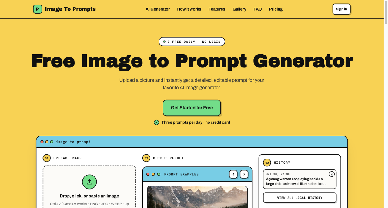 ImageToPrompts preview