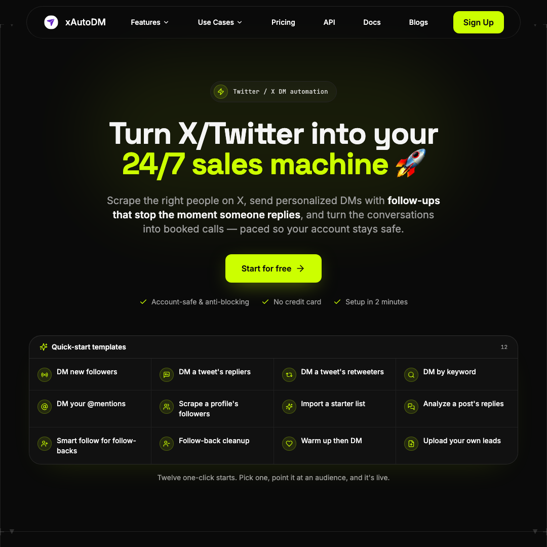 xAutoDM preview