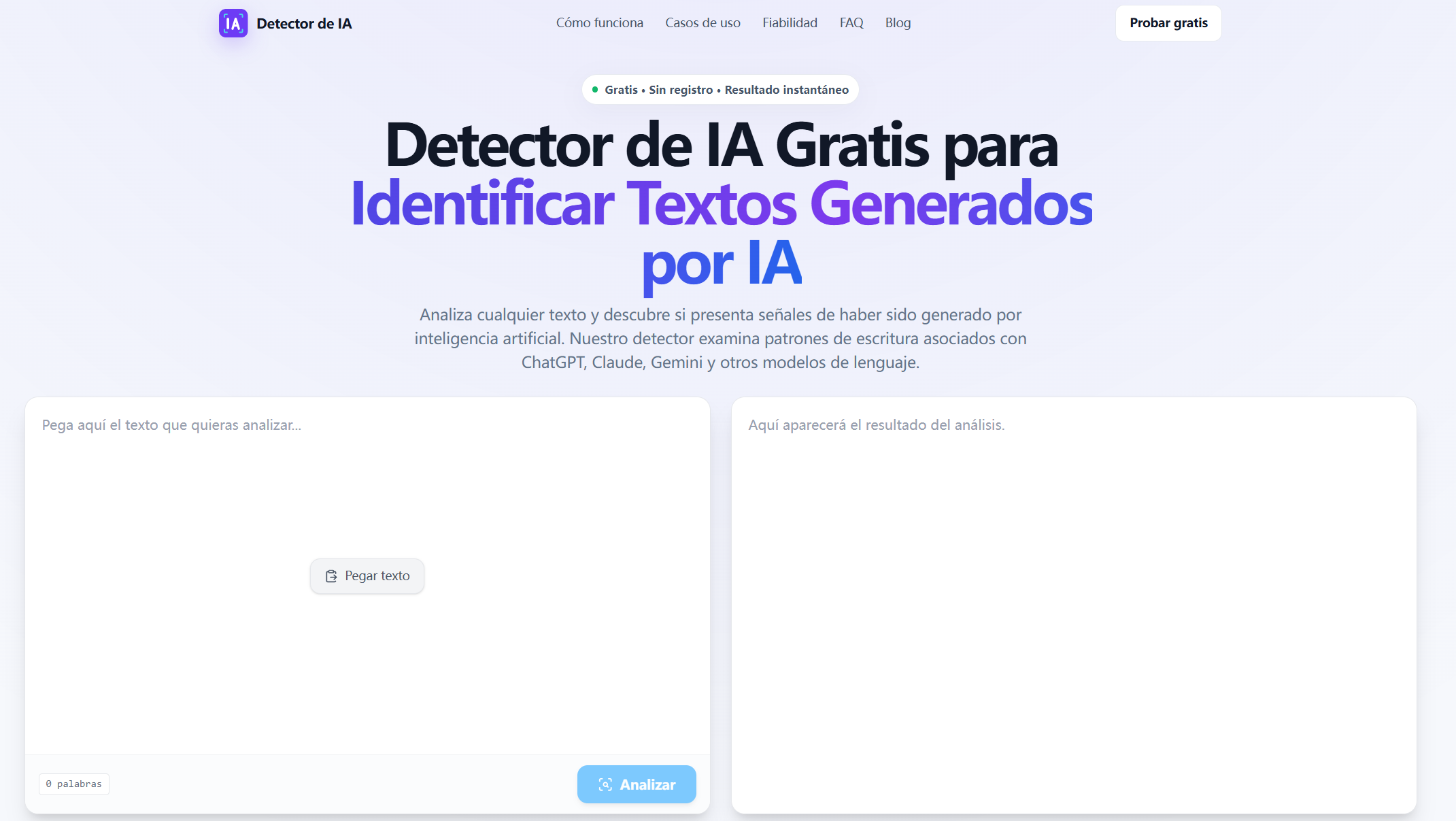 Detector de IA preview