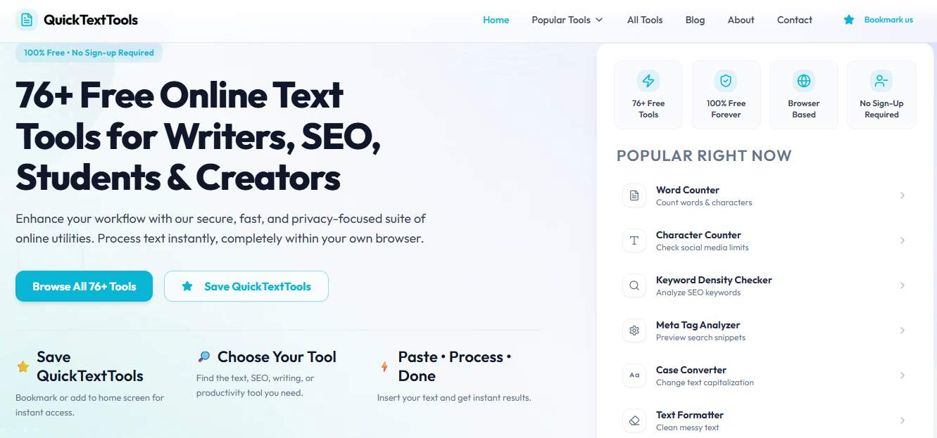 QuickTextTools preview