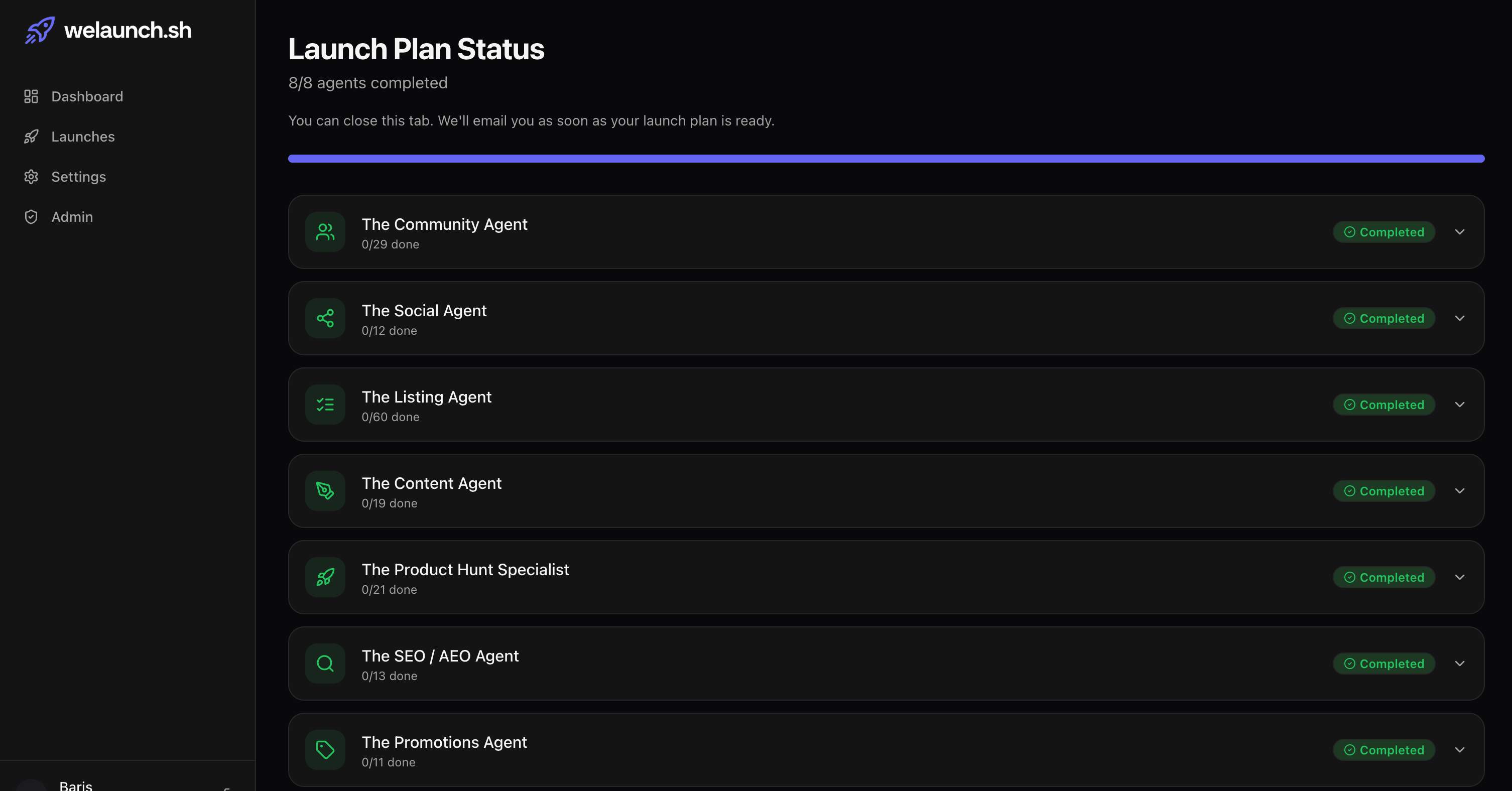 welaunch.sh screenshot 1