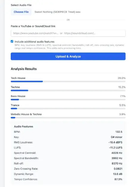 FindGenre preview