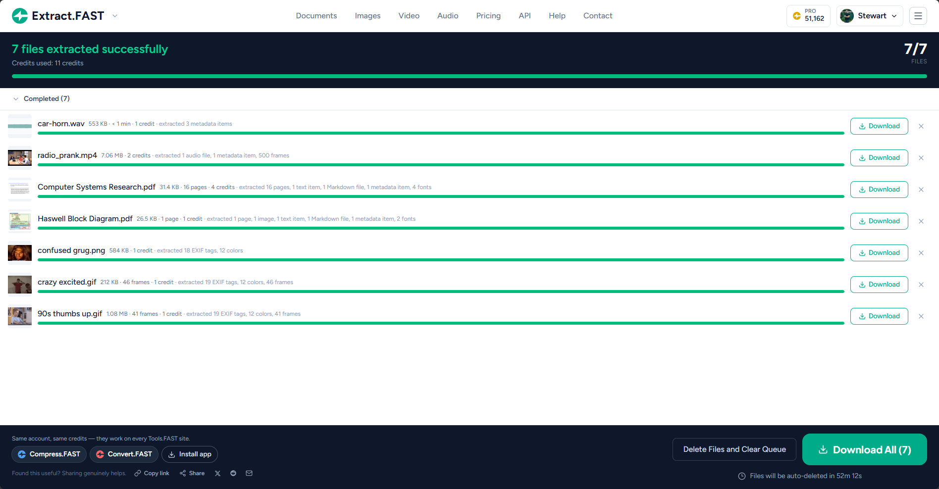 Extract.FAST screenshot 1