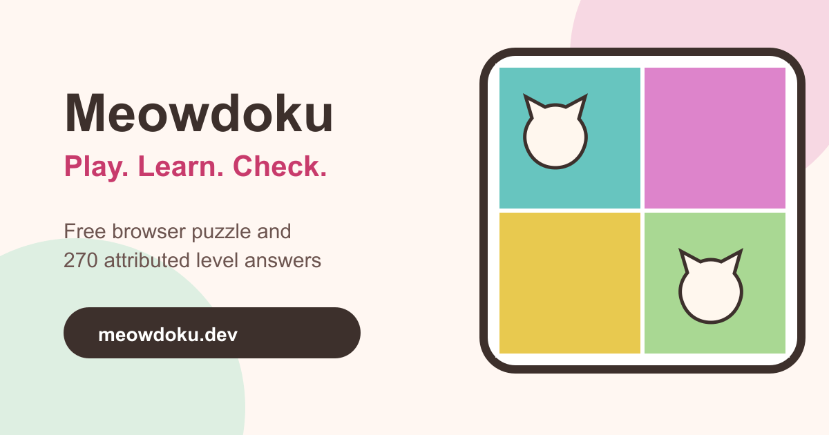 MeowDoku screenshot 1
