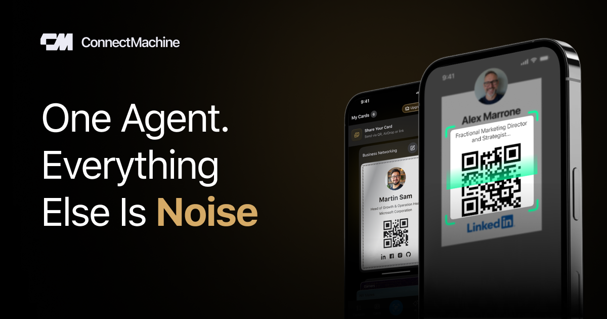 ConnectMachine, AI agent for cards, contacts & networkin preview