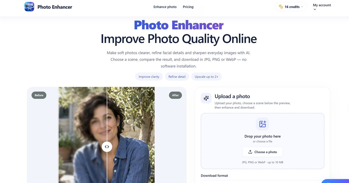 Photo Enhancer preview