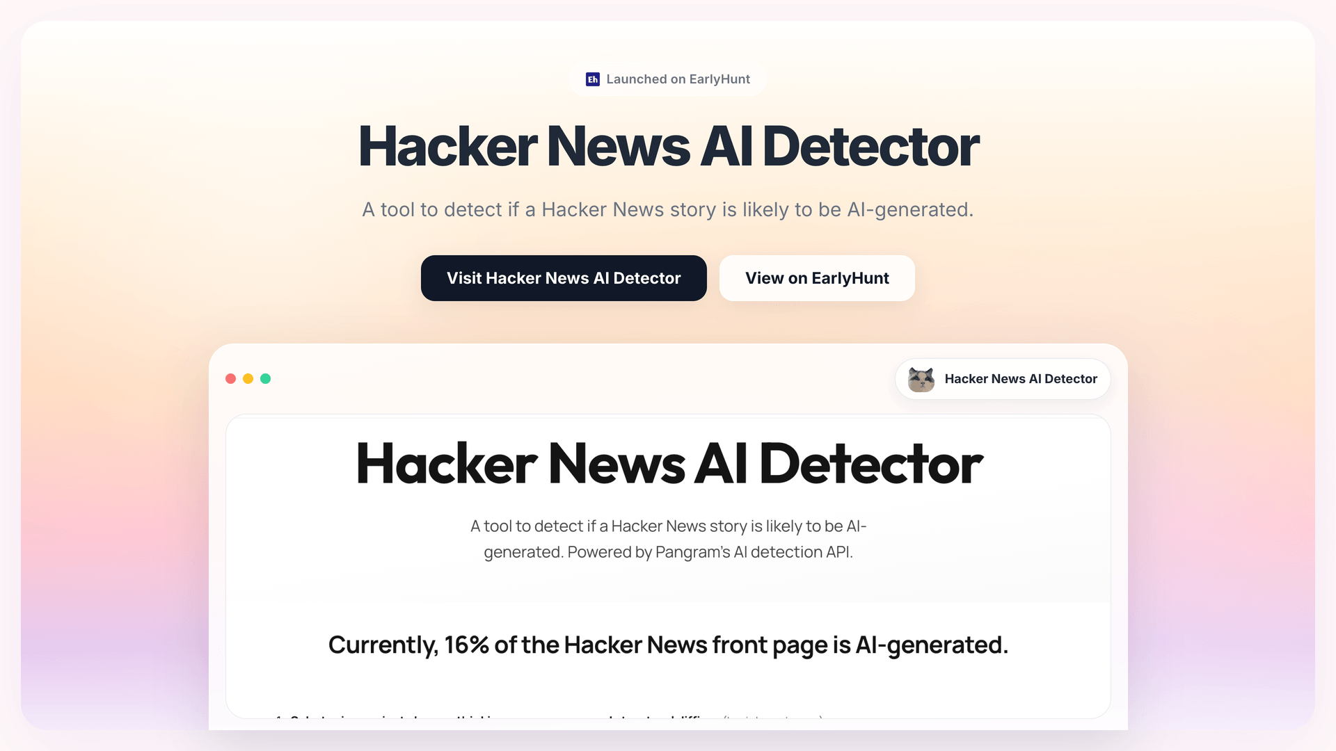 Identifying AI Content on Hacker News with AI Detector Tools