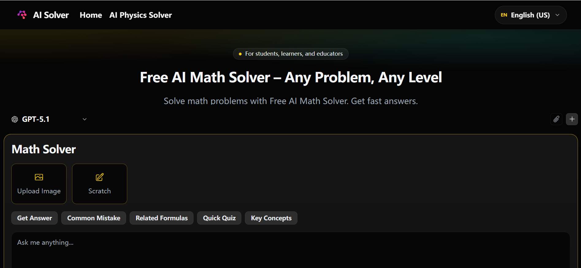 Free AI Math Solver – Any Problem, Any Level preview