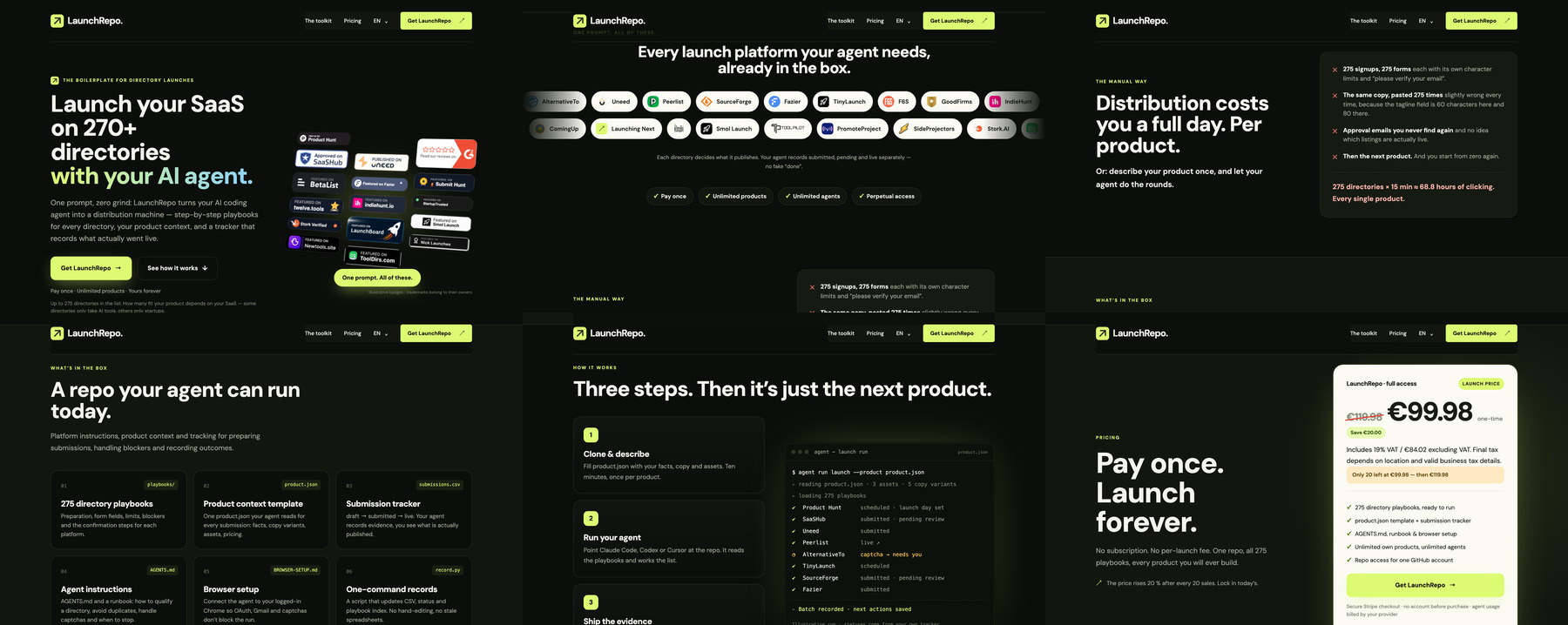 LaunchRepo screenshot 1